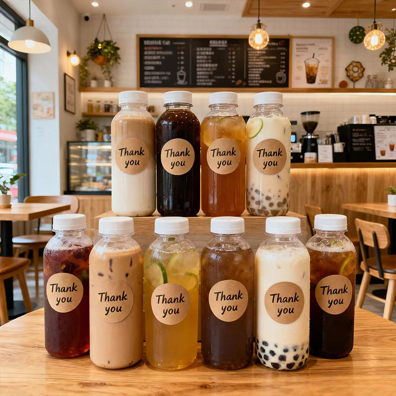 Waterproof kraft paper sticker for bottles