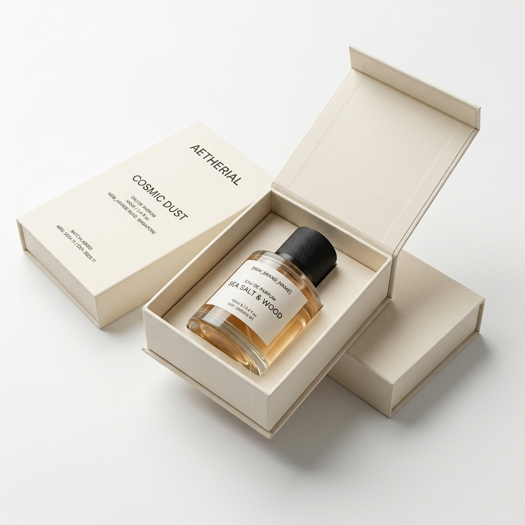 Coffret cadeau pliable de luxe noir sur mesure avec fermeture magnétique