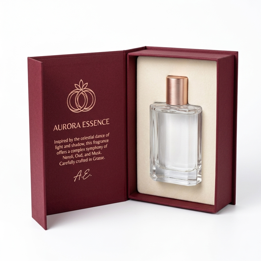 Boîte à parfum magnétique écologique à revêtement aqueux